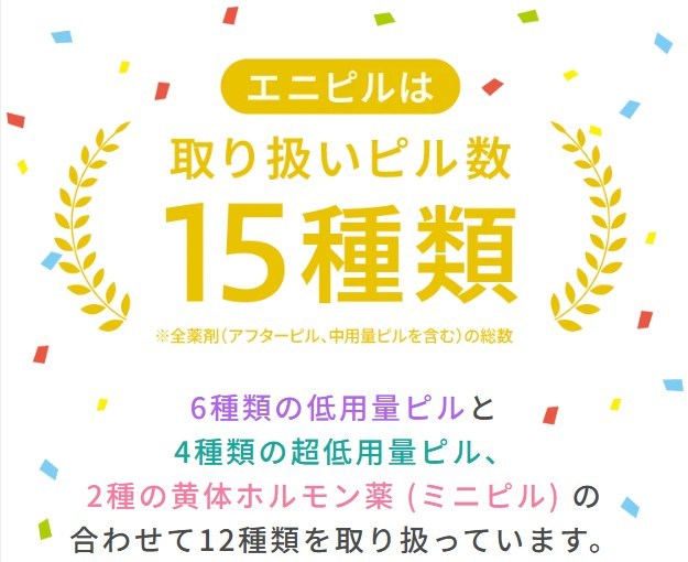 エニピルの取扱数